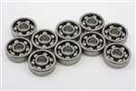 10 Bearing 4x7x2 Stainless Steel Open ABEC-3 Miniature Ball
