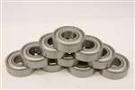 10 Bearing 4x8x3 Stainless Steel Shielded ABEC-3 Miniature