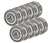 10 Bearing 7x13x4 Stainless Steel Shielded Miniature Ball