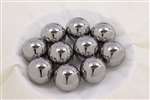 10 Diameter Chrome Steel Bearing Balls 17/32" G10 Ball 