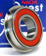6200-2NSENR Nachi Bearing 10x30x9:Sealed:C3:Snap Ring:Japan