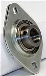SBPFL206-18 Pressed Steel 2-Bolt 1 1/8" inch Flanged Mounted