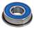 SFR188-2RS Flanged Sealed Bearing 1/4"x1/2"x3/16" inch 