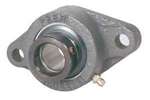 SSUCF-201-8 Stainless Steel Flange 4 Bolt 1/2" Bore Mounted 