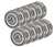10 Bearing 5x11x4 Stainless Steel Shielded Miniature Ball
