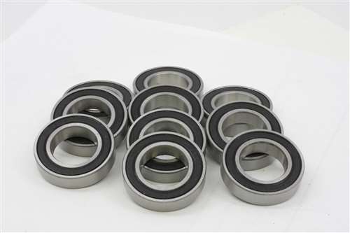 Metal Rubber Ball Bearing Bearings BLACK 6901RS 6901-2RS 12x24x6 mm 10 PCS 
