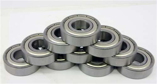 10 R133ZZ 3/32"x 3/16"x 3/32" R133Z pouces Miniature Balle Radial ball bearings 