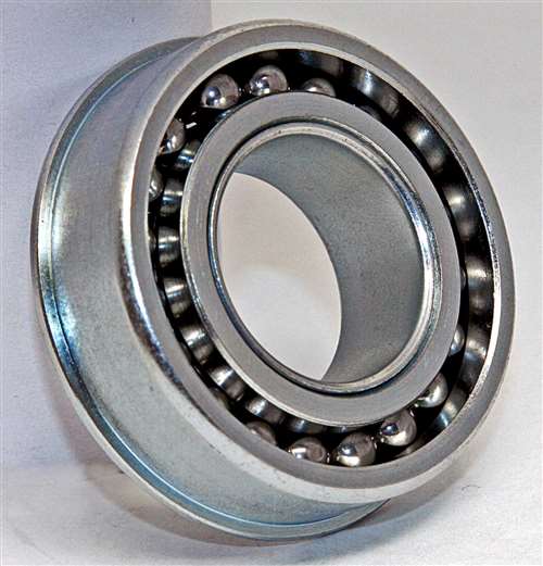 F1244 Unground Flanged Full Complement Ball Bearing 3/8"x 1 3/8"x 1/2" Inch 