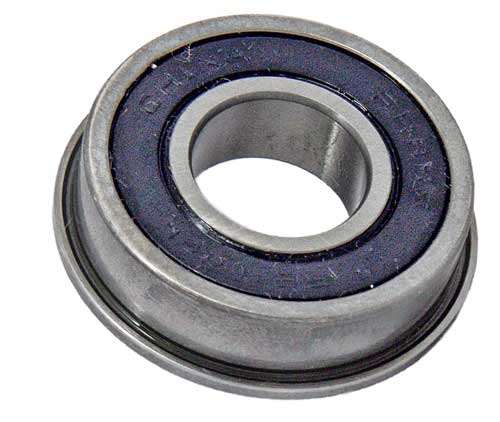 sourcing map FR8ZZ Flanged Ball Bearing 1/2x1-1/8x5/16 Double Shielded Chrome Steel Bearings 2pcs
