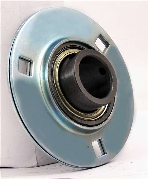 Sold in Pairs PFT204 Triangle 3 Bolt Pressed Steel Bearing Flanges 